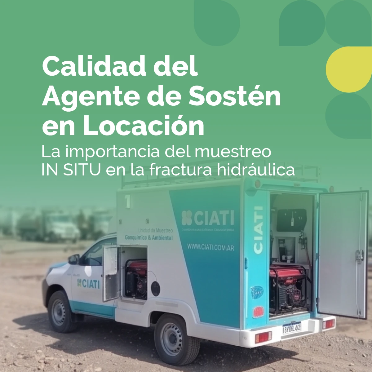 Calidad del Agente de Sostén en Locación